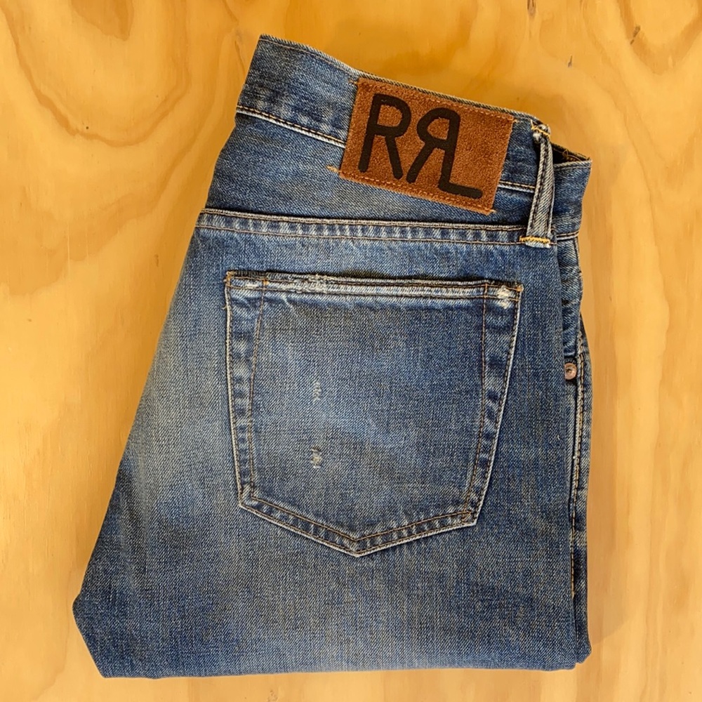 RRL Slim Fit Selvedge Denim Jeans 29x32